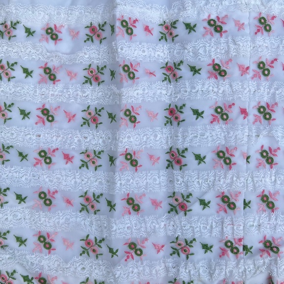 Vintage 1970s empire waist floral dress - Picture 3 of 7